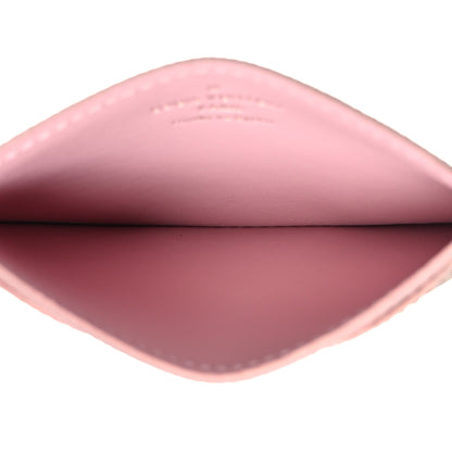 Louis Vuitton Damier Ebene Caissa Card Holder Rose Ballerine 5 of 7