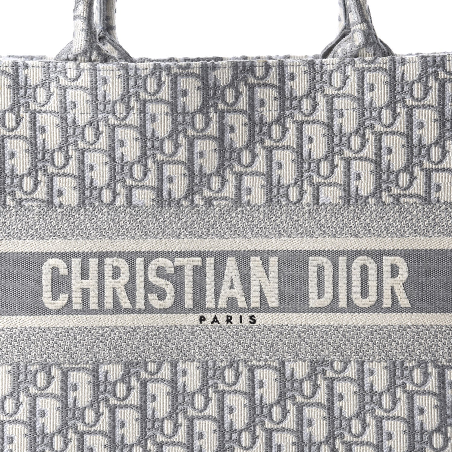 Christian Dior Oblique Medium Book Tote Grey 11 of 11
