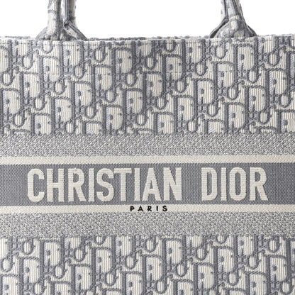 Christian Dior Oblique Medium Book Tote Grey 11 of 11