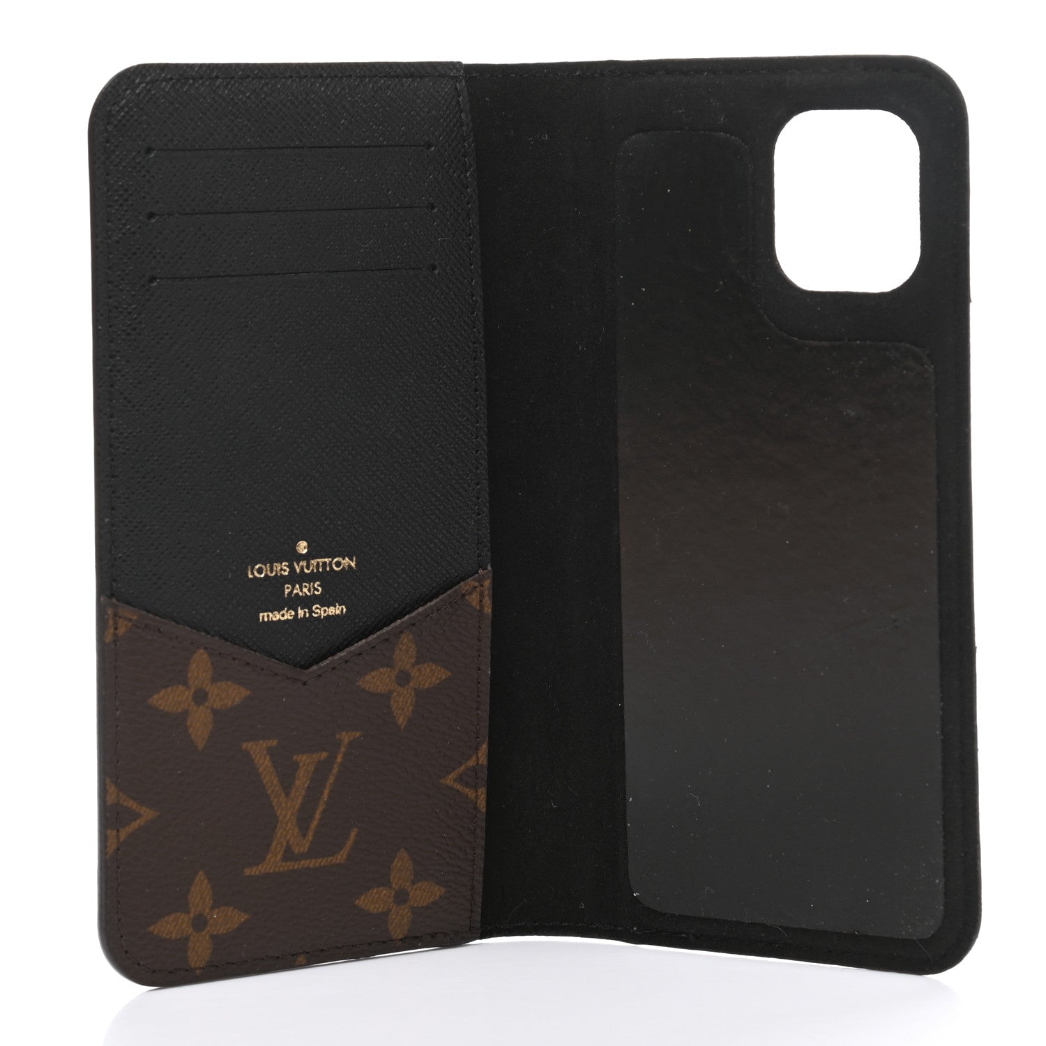 Louis Vuitton Monogram iPhone 13 Folio Case Black 5 of 10