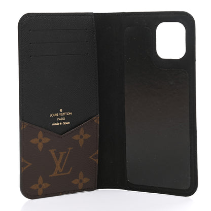 Louis Vuitton Monogram iPhone 13 Folio Case Black 5 of 10