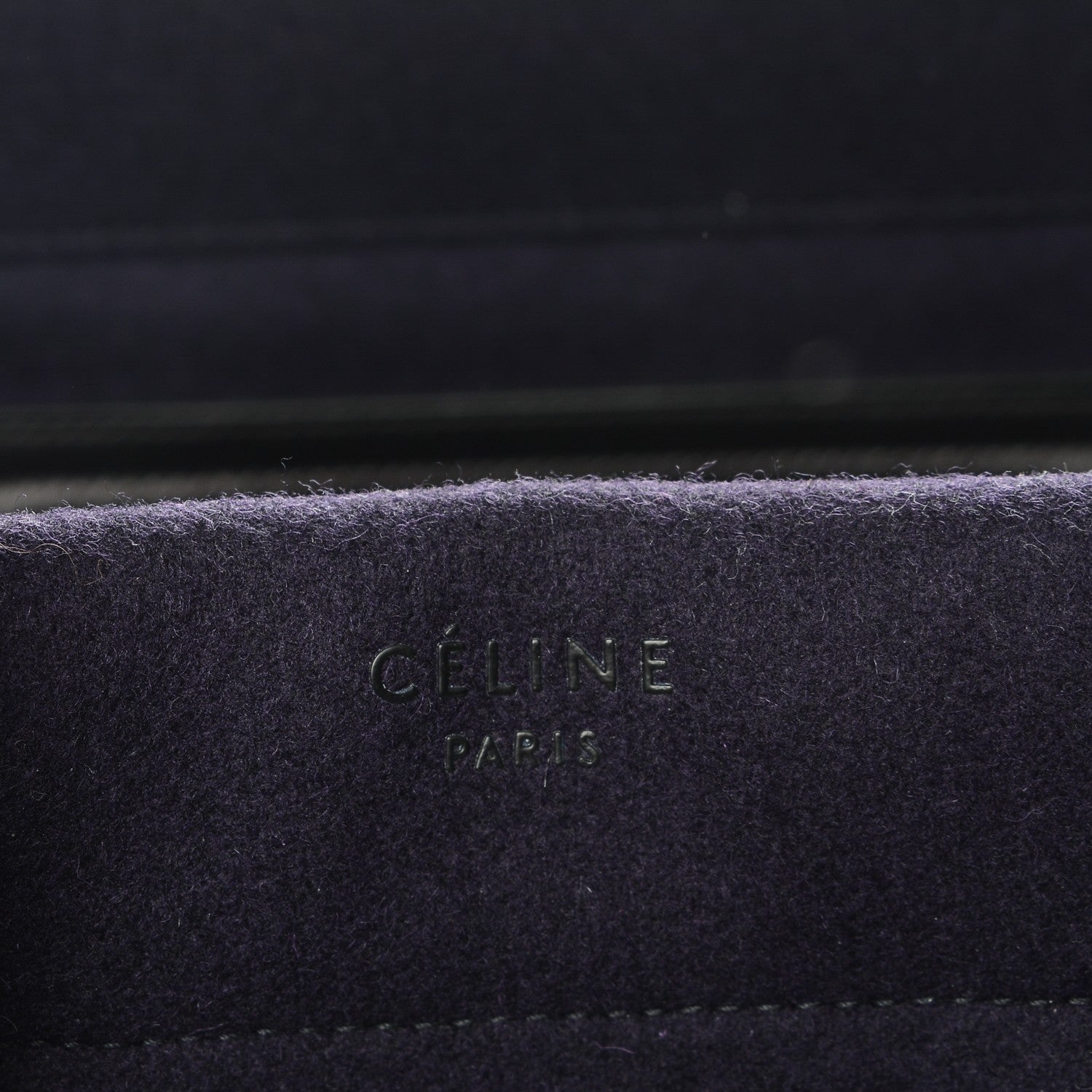 Celine Felt Medium Phantom Luggage Navy 7 of 7