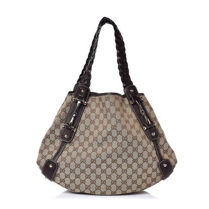 Gucci Monogram Medium Pelham Shoulder Bag Dark Brown 1 of 8