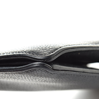 Chanel Caviar Timeless CC Yen Wallet Black 14 of 17