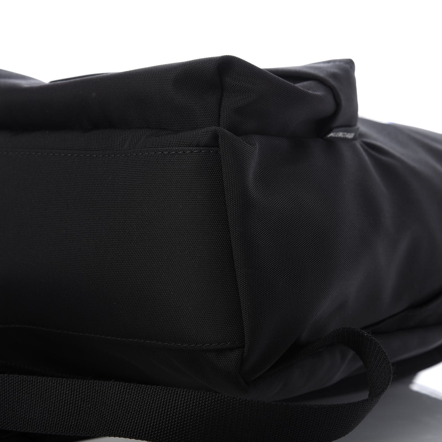 Nylon Embroidered You Are The World Explorer Backpack S Black