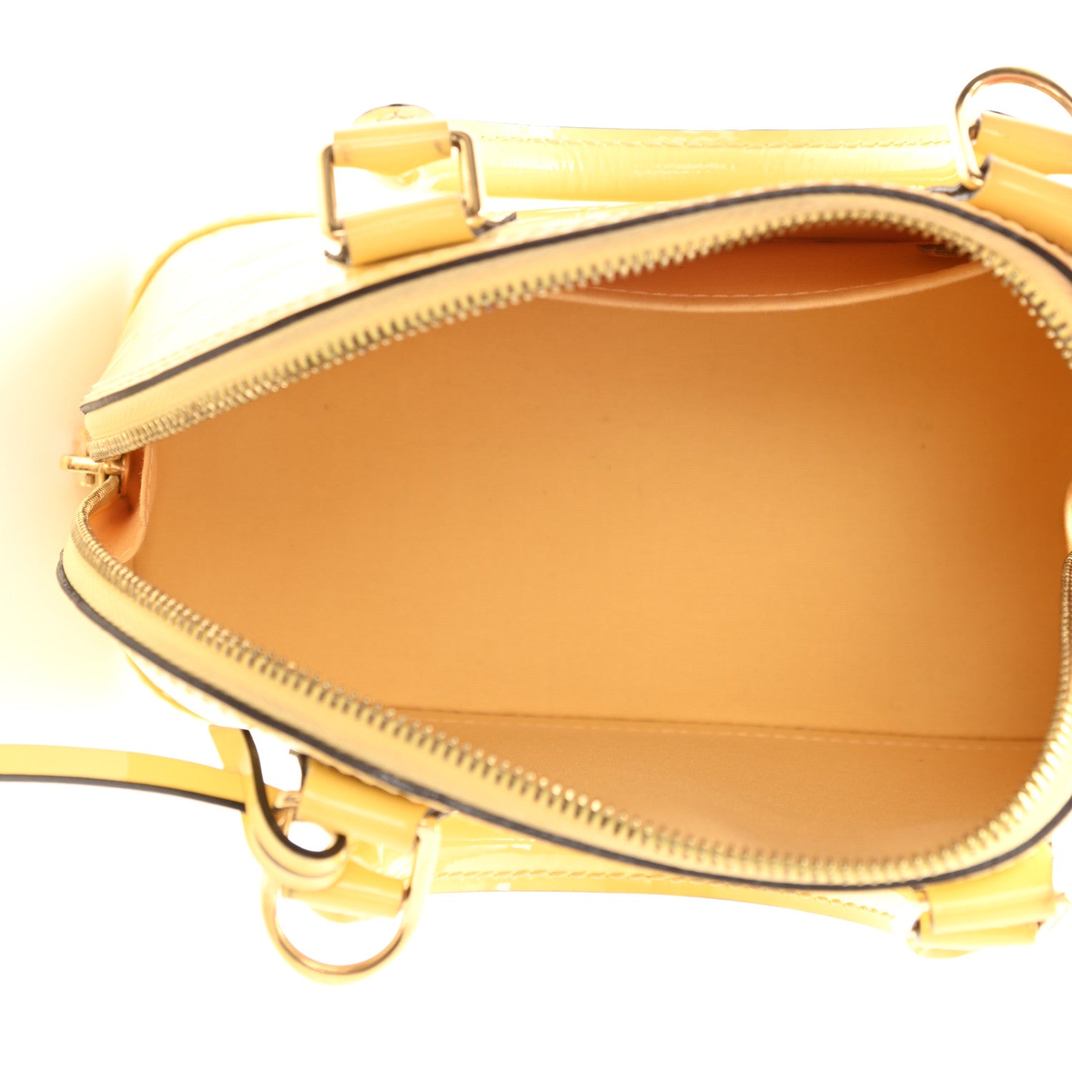 Louis Vuitton Vernis Alma BB Citrine 5 of 10