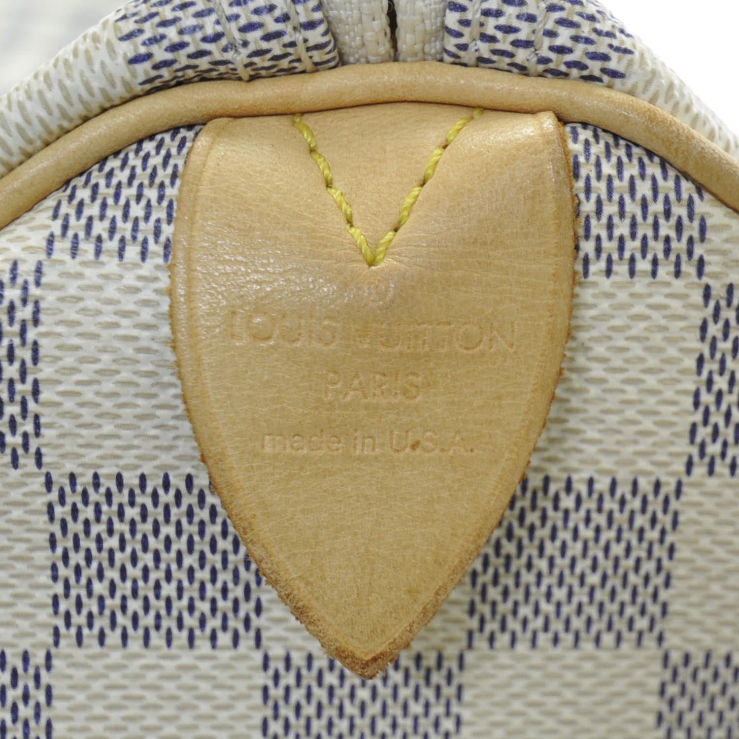 Louis Vuitton Damier Azur Speedy 30 8 of 8