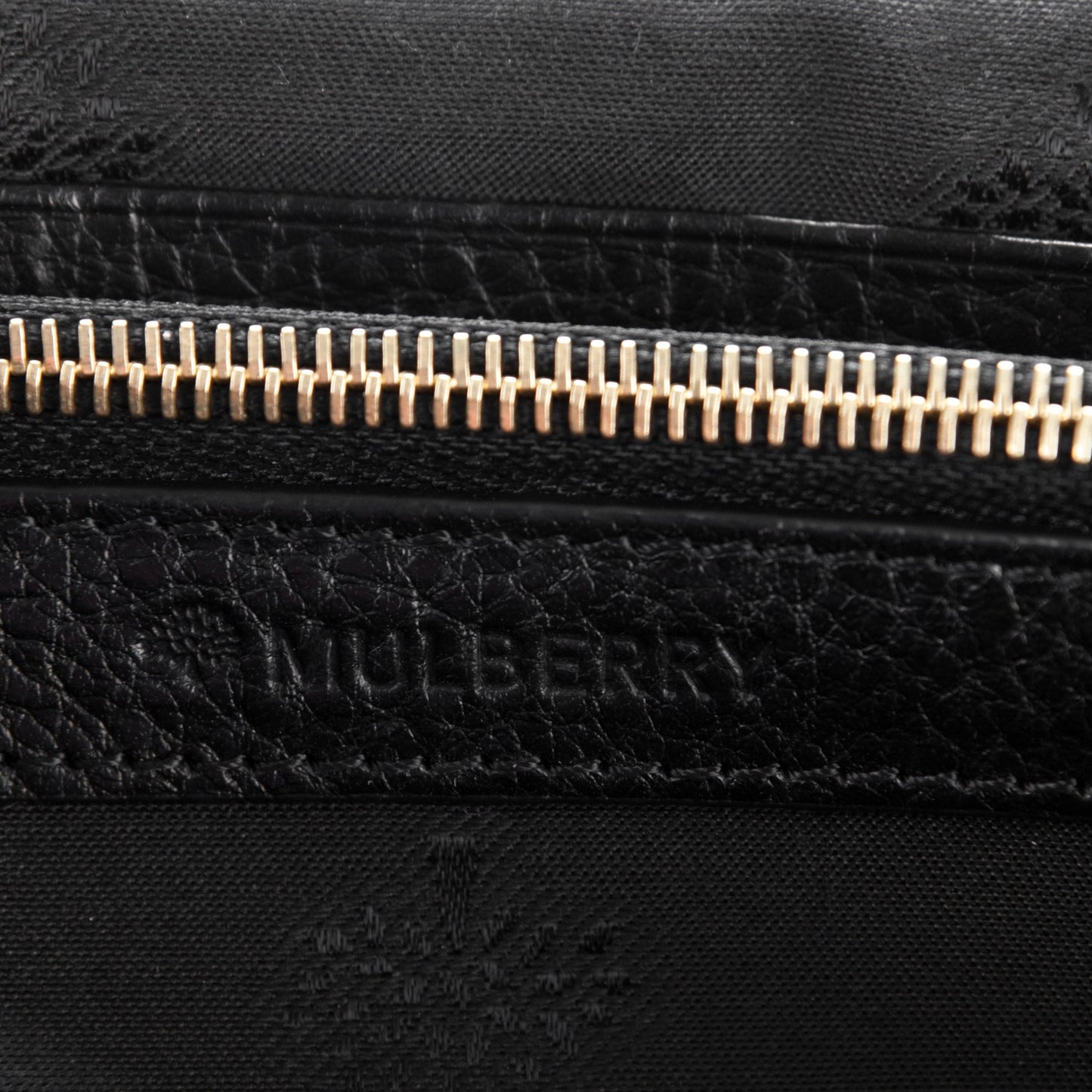 Grainy Leather Bayswater Wallet Black