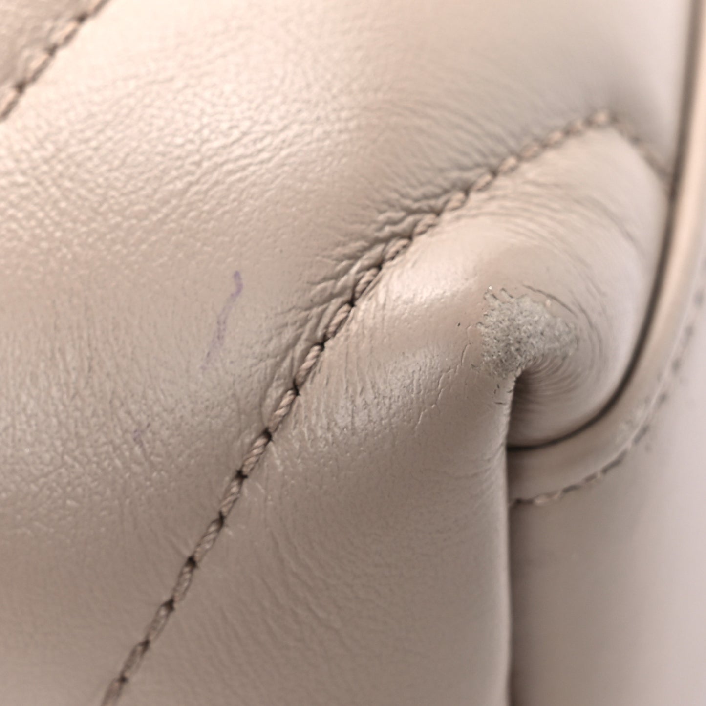 Calfskin Y Quilted Monogram Toy Loulou Crossbody Bag Taupe