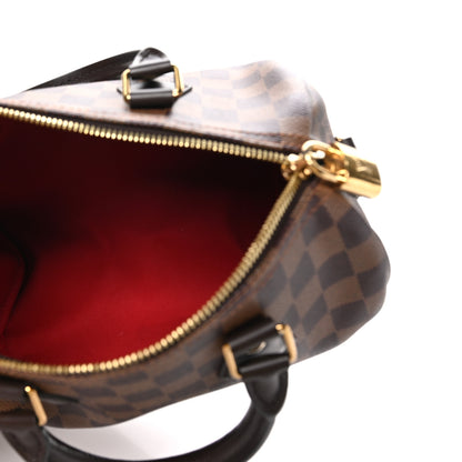 Louis Vuitton Damier Ebene Speedy Bandouliere 25 4 of 9
