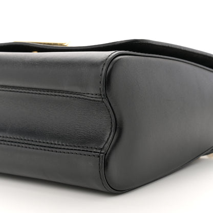 Louis Vuitton Calfskin Monogram Blossom Twist MM Black 9 of 9