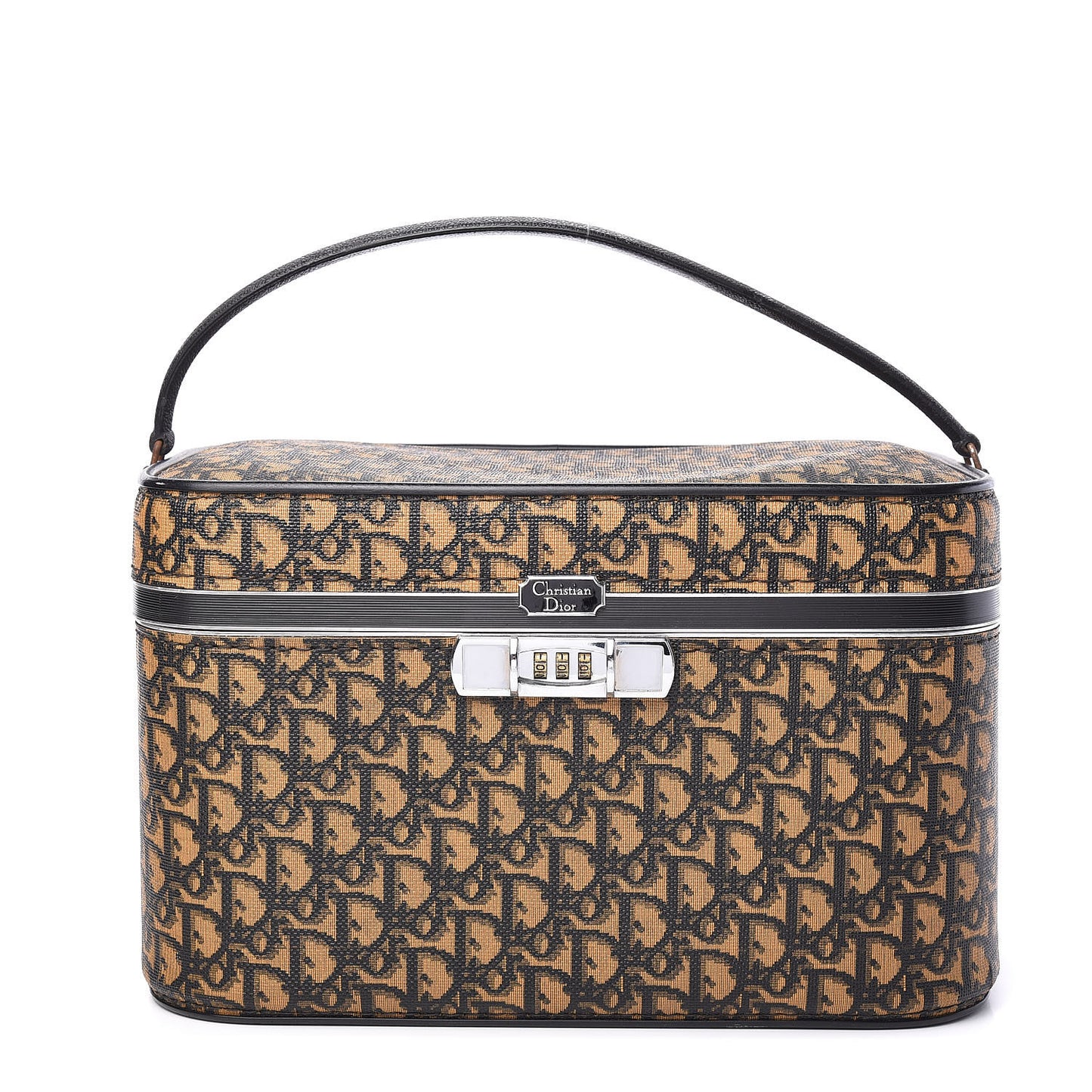 Monogram Train Vanity Case Brown