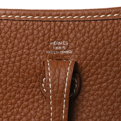 Hermes Taurillon Clemence Evelyne TPM Gold 6 of 11