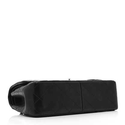 Chanel Lambskin Quilted Jumbo Double Flap Black 4 of 10