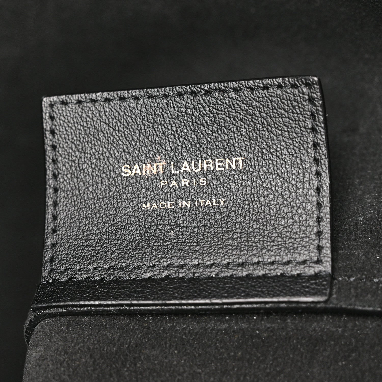Saint Laurent Calfskin Large Shopping Tote Black 7 of 11