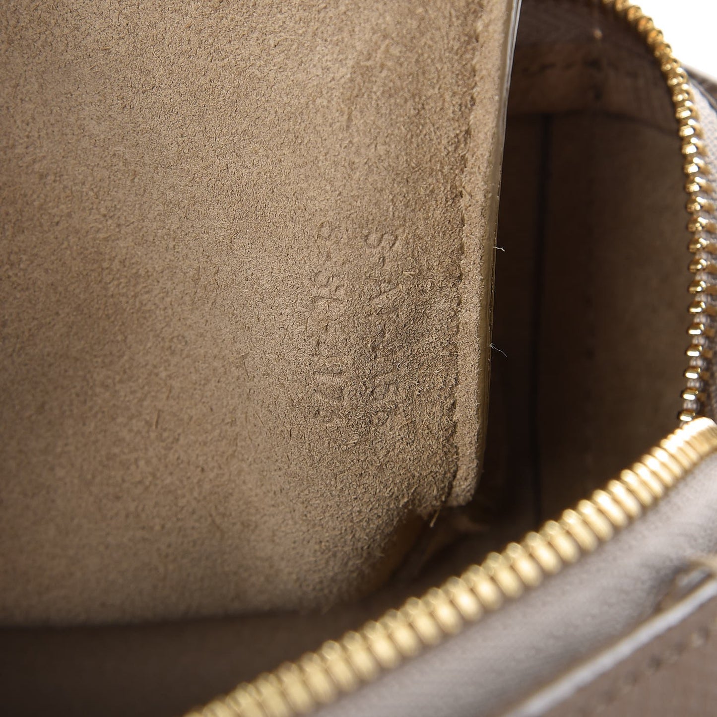 Grained Calfskin Micro Belt Bag Light Taupe
