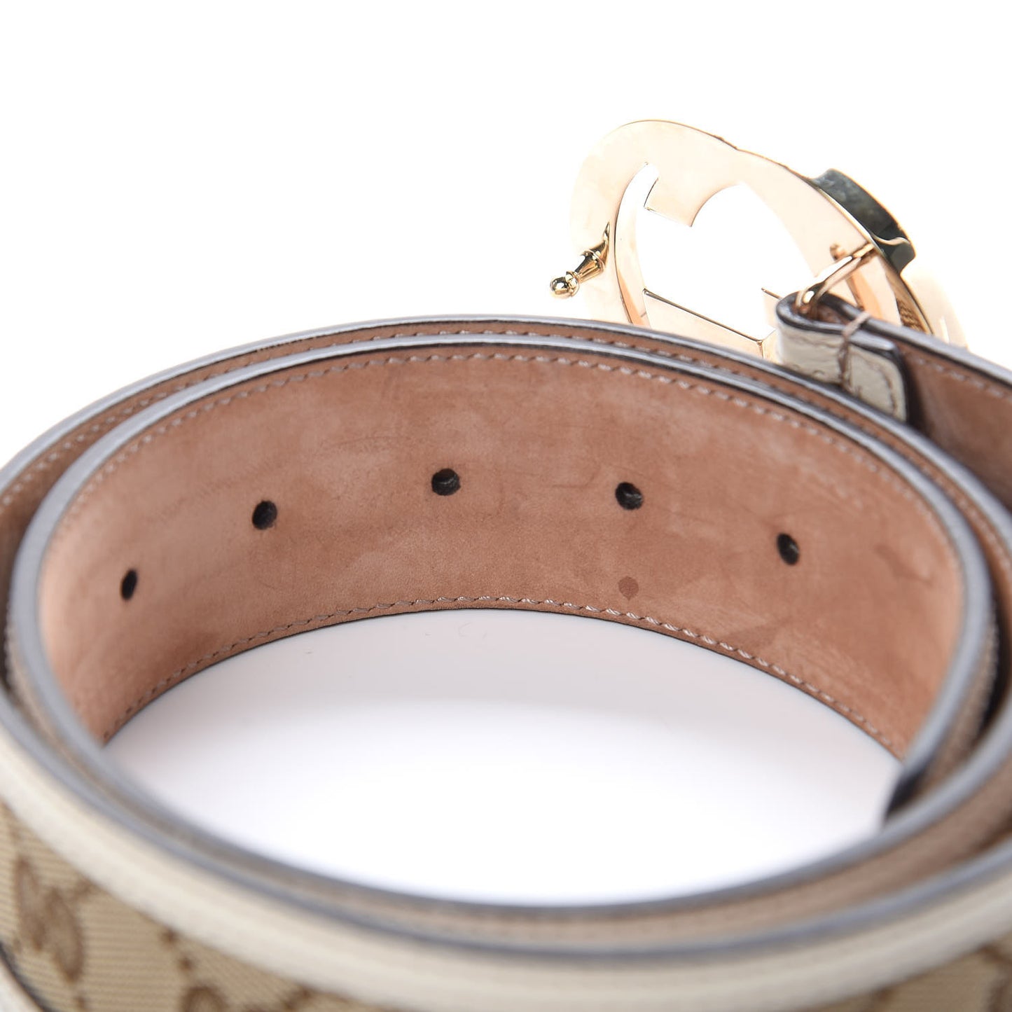 Monogram Interlocking G Belt 80 32 Off White