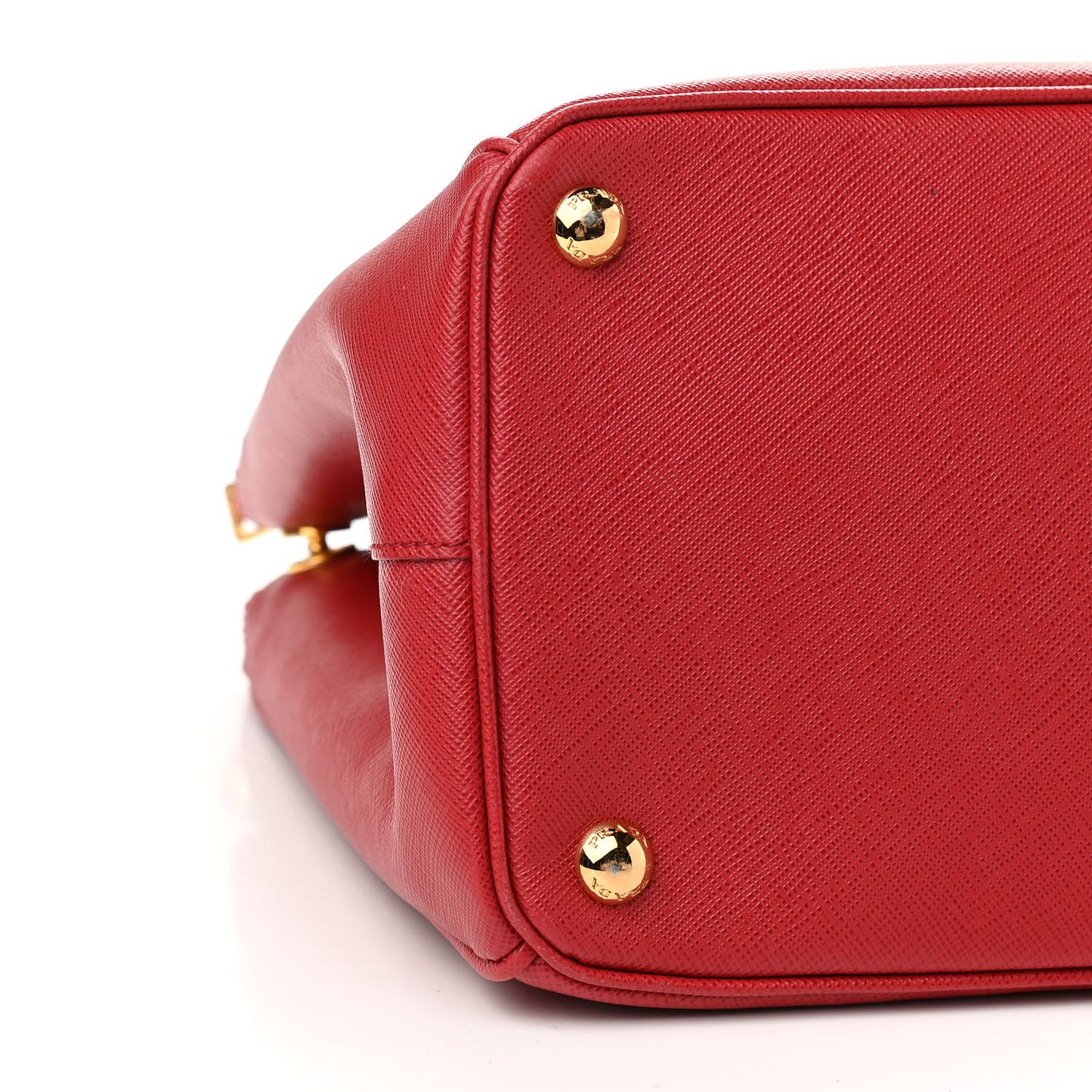 Saffiano Medium Galleria Double Zip Tote Fuoco