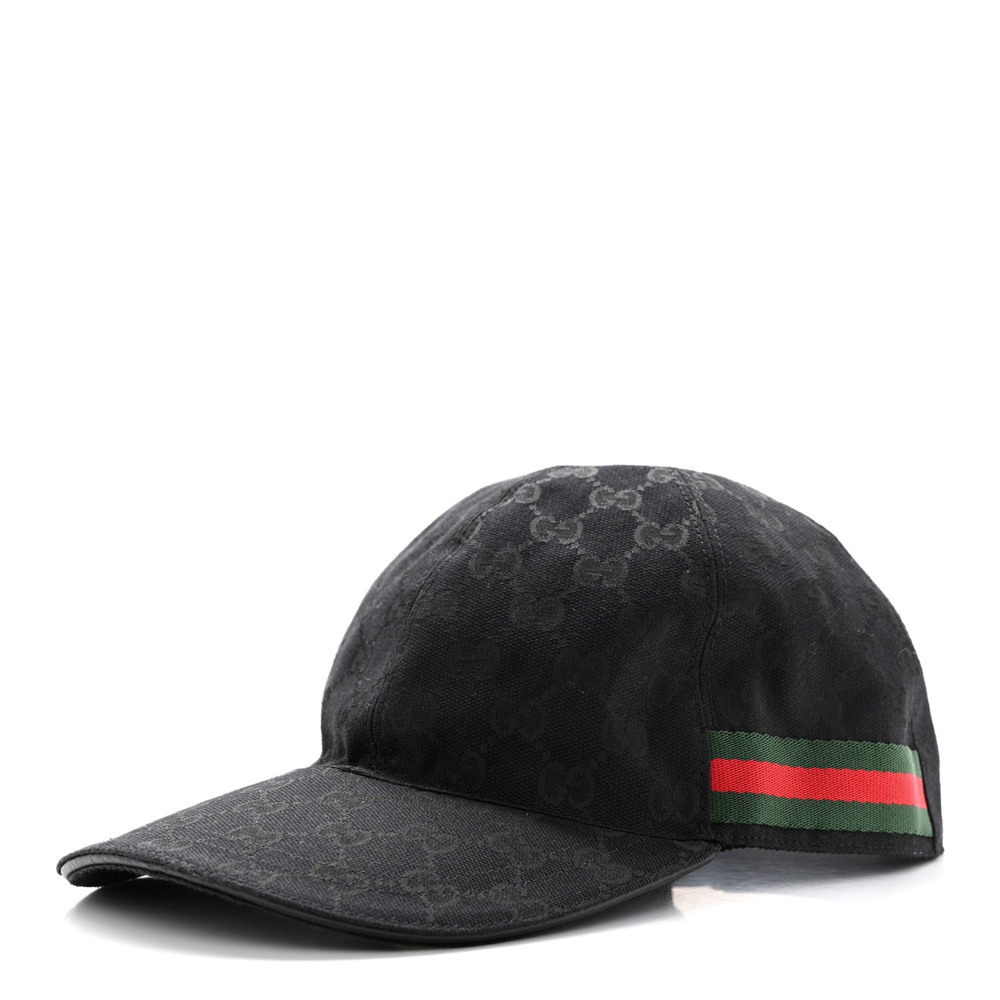 Monogram Web Baseball Hat M Black