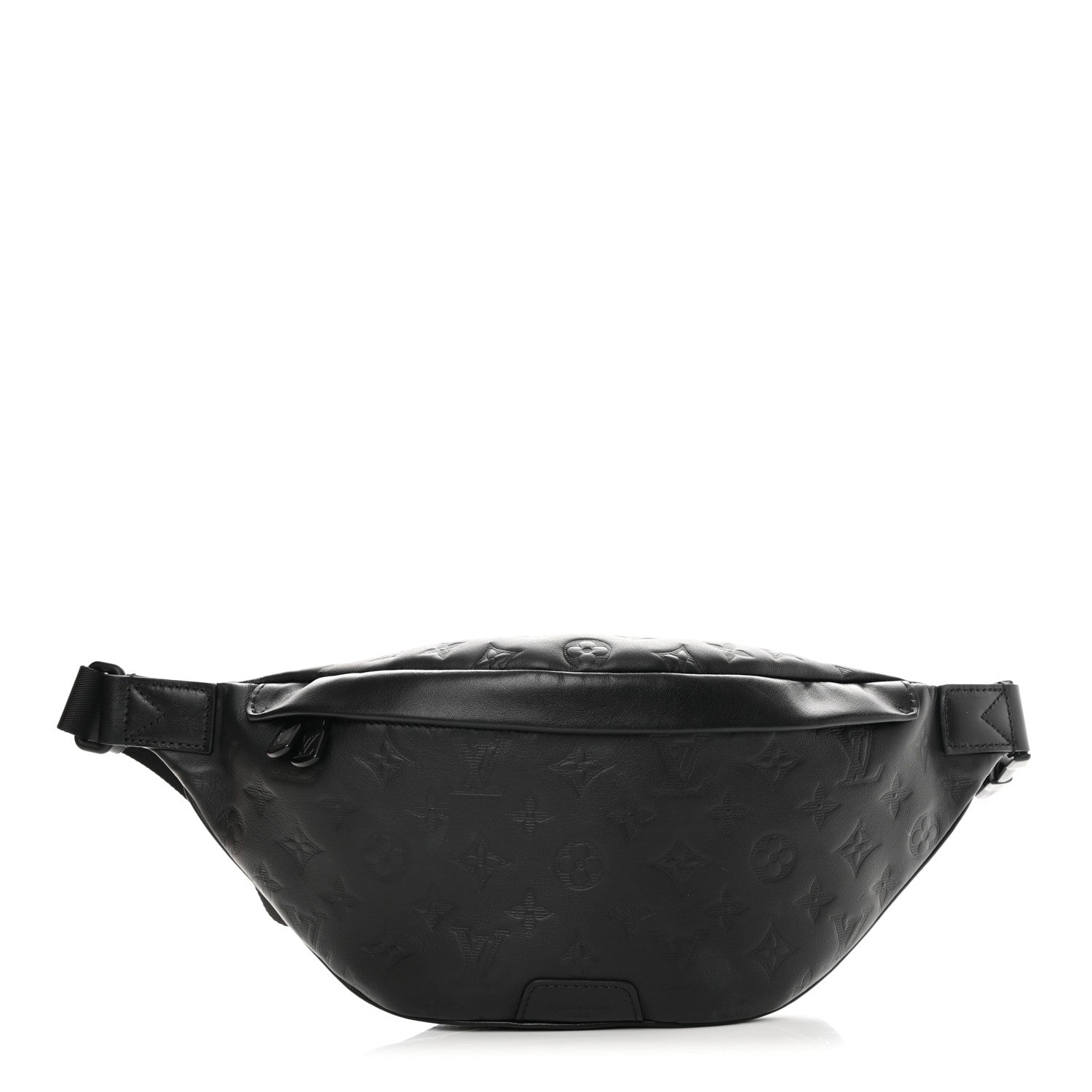 Louis Vuitton Calfskin Monogram Shadow Discovery Bumbag Black 1 of 12