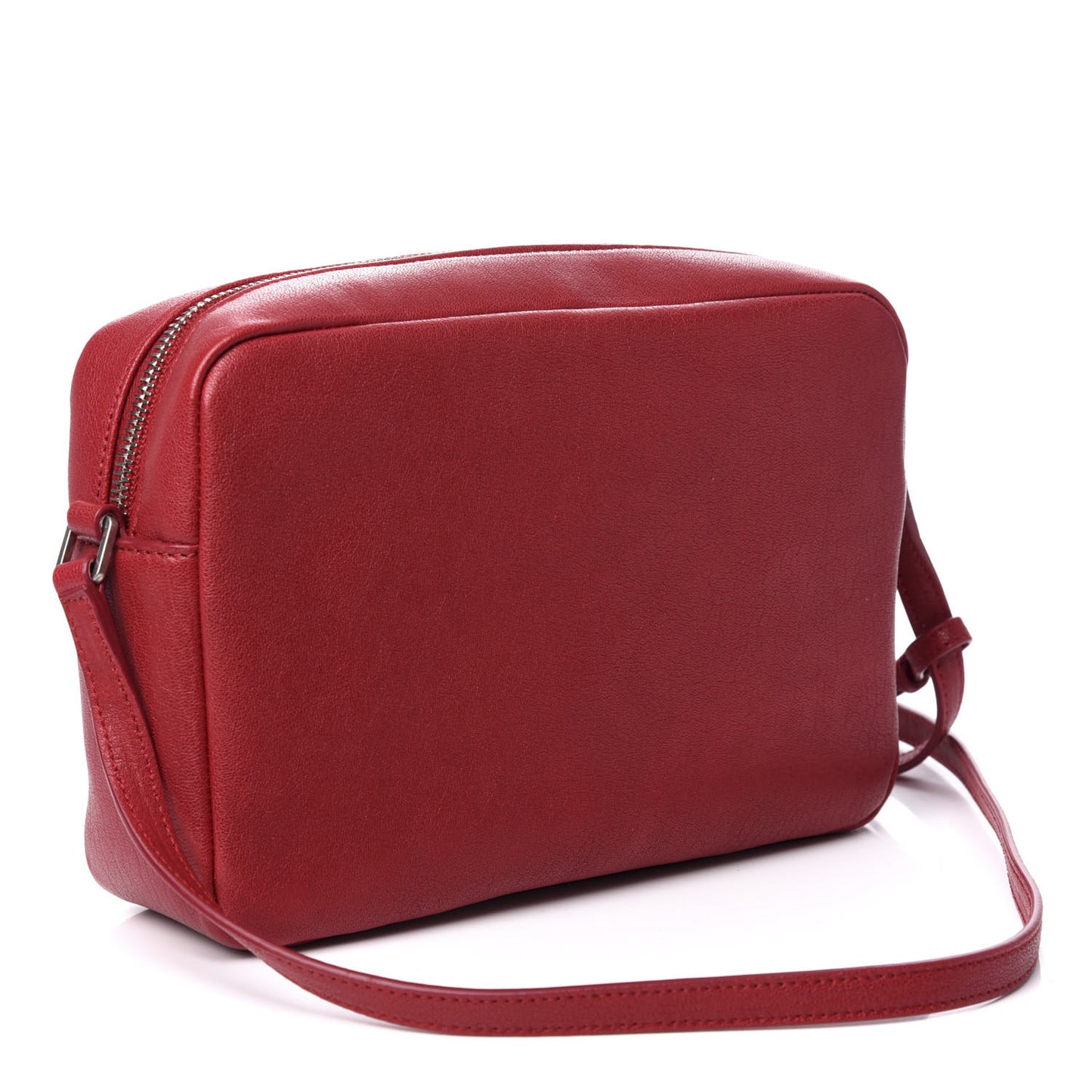 Lambskin Monogram Small Lou Camera Bag Lipstick Red