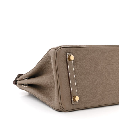 Hermes Togo Birkin 25 Etoupe 9 of 11