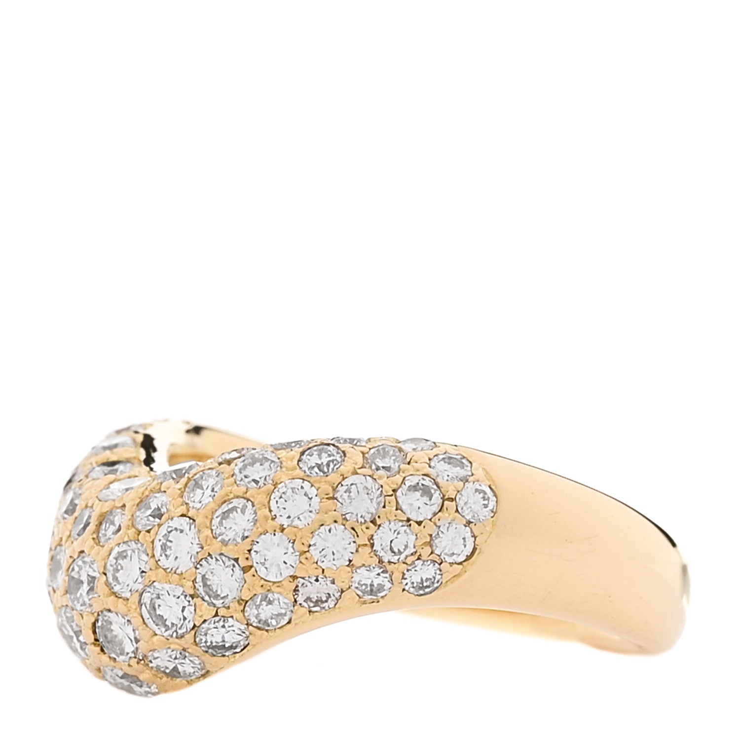 Parker & West by FASHIONPHILE 18K Yellow Gold Diamond 1.23ctw Ring 50 5.5 3 of 9