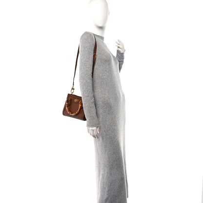 Gucci Wonka Grain Calfskin Mini Diana Tote Bag Cuir 2 of 12