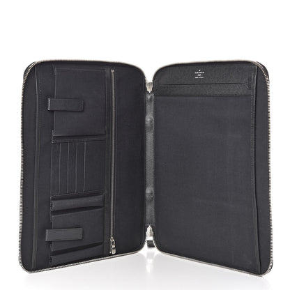 Louis Vuitton Taiga Vladimir Business Portfolio Briefcase Ardoise 5 of 9