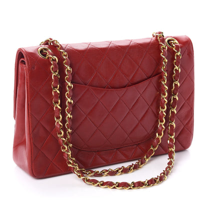 Chanel Lambskin Quilted Medium Double Flap Red 3 of 11