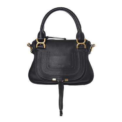 Chloe Calfskin Small Marcie Satchel Black 1 of 8