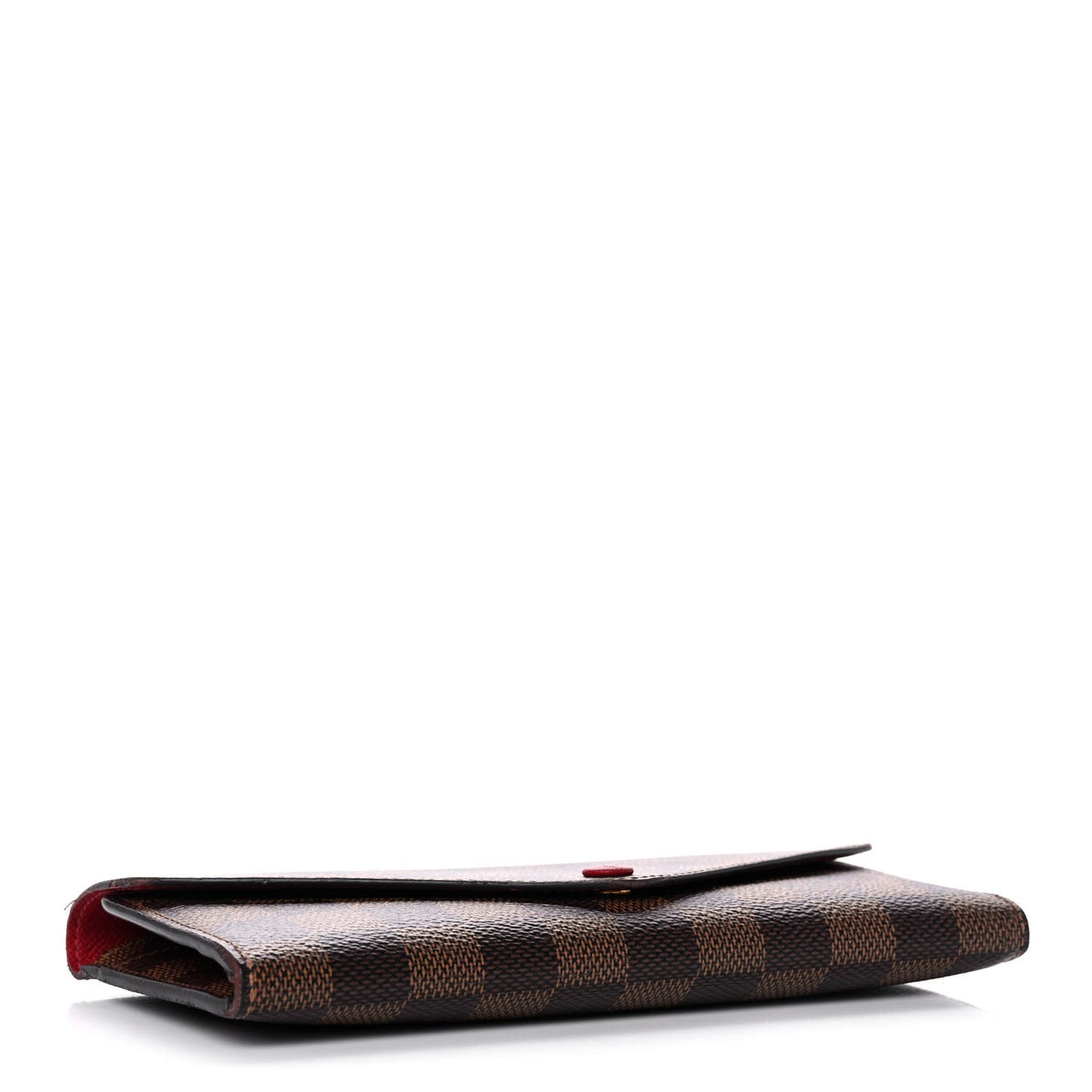 Damier Ebene Josephine Wallet Red
