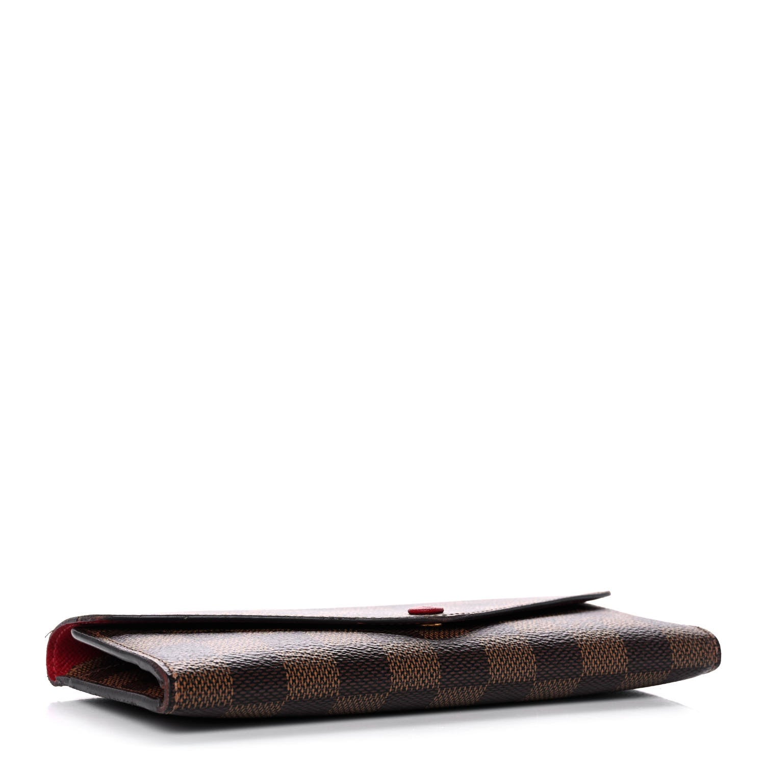 Louis Vuitton Damier Ebene Josephine Wallet Red 4 of 13