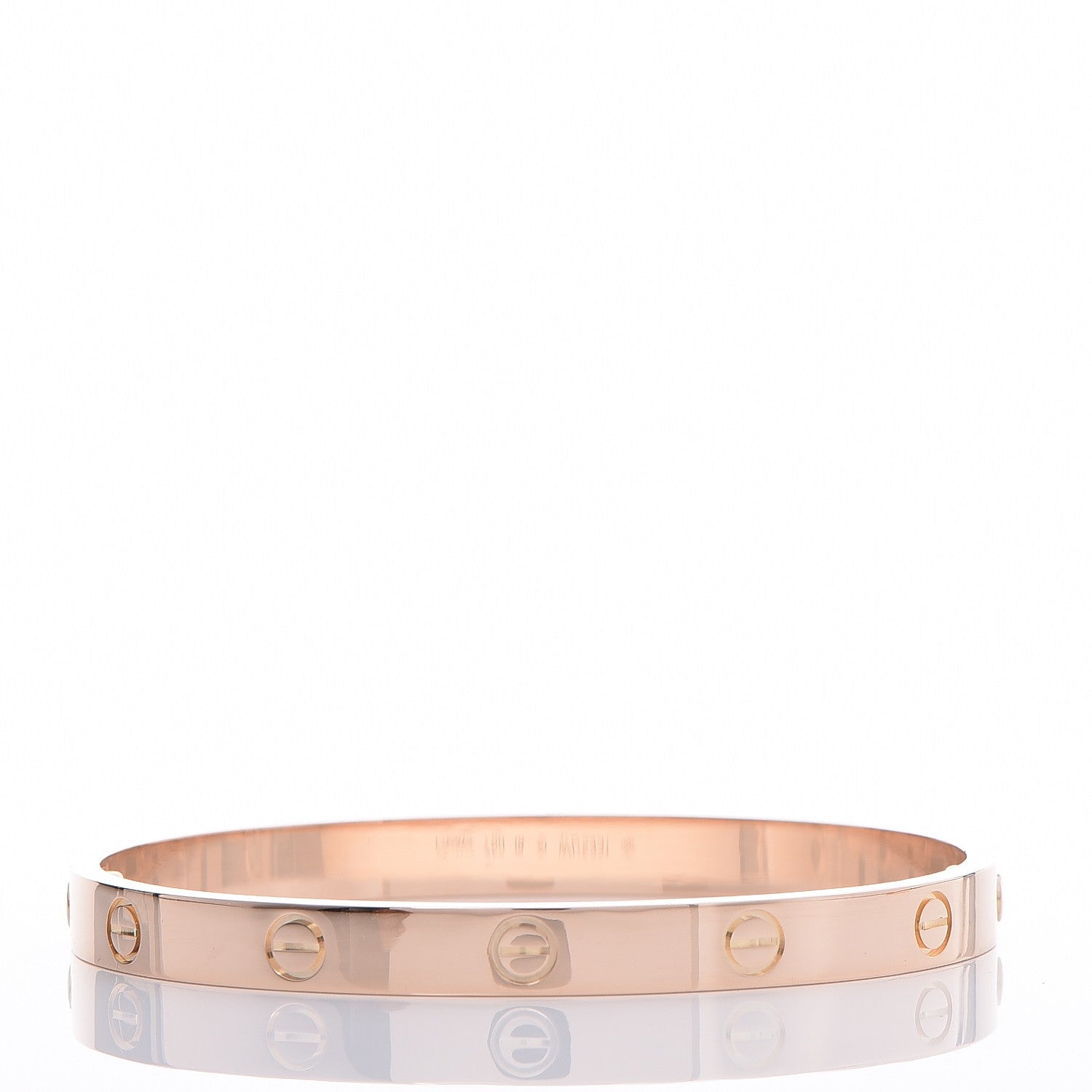 Cartier 18K Pink Gold LOVE Bracelet 18 3 of 7