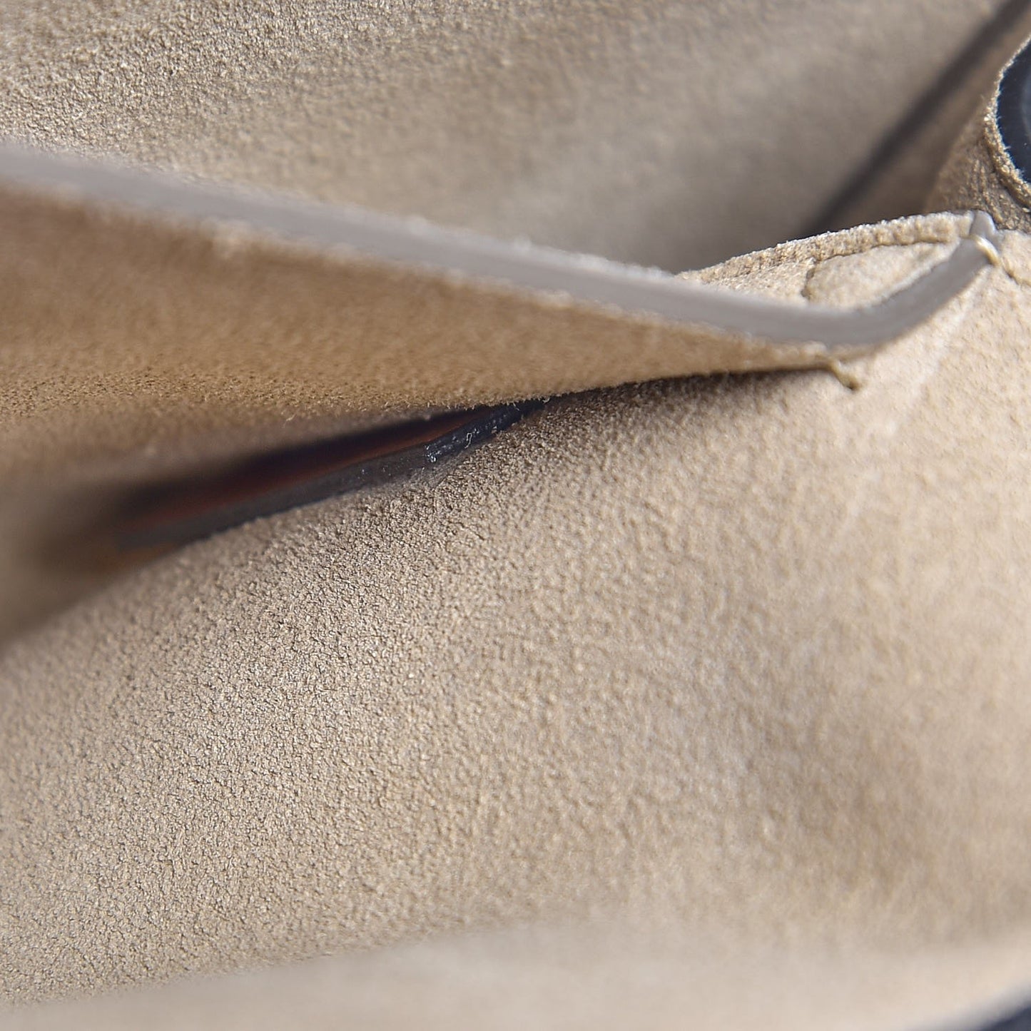 Suede Calfskin Patchwork Mini Drew Shoulder Bag Tobacco