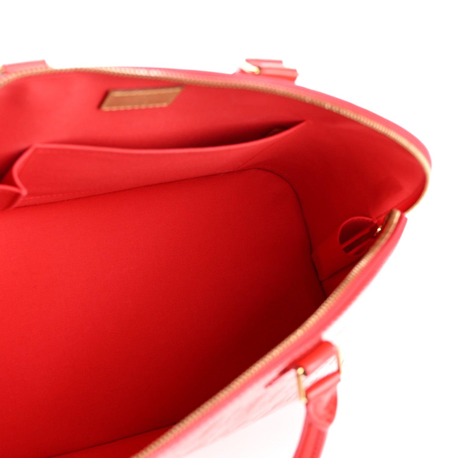 Louis Vuitton Vernis Alma GM Rouge Grenadine 5 of 12