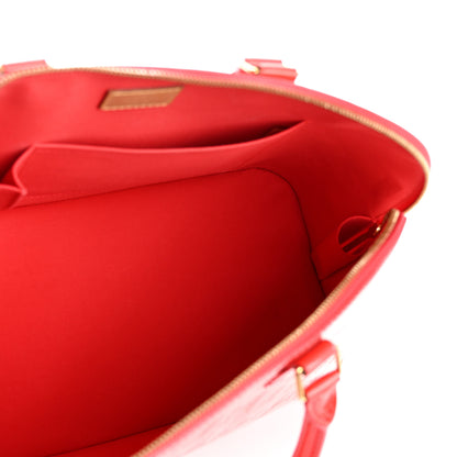 Louis Vuitton Vernis Alma GM Rouge Grenadine 5 of 12