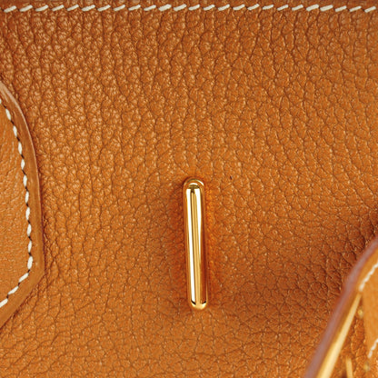 Hermes Chevre De Coromandel HAC Birkin 32 Caramel 17 of 25