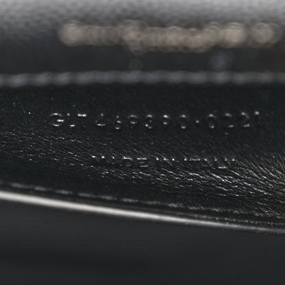 Saint Laurent Grain De Poudre Small Monogram Monochrome Kate Satchel Black 7 of 10