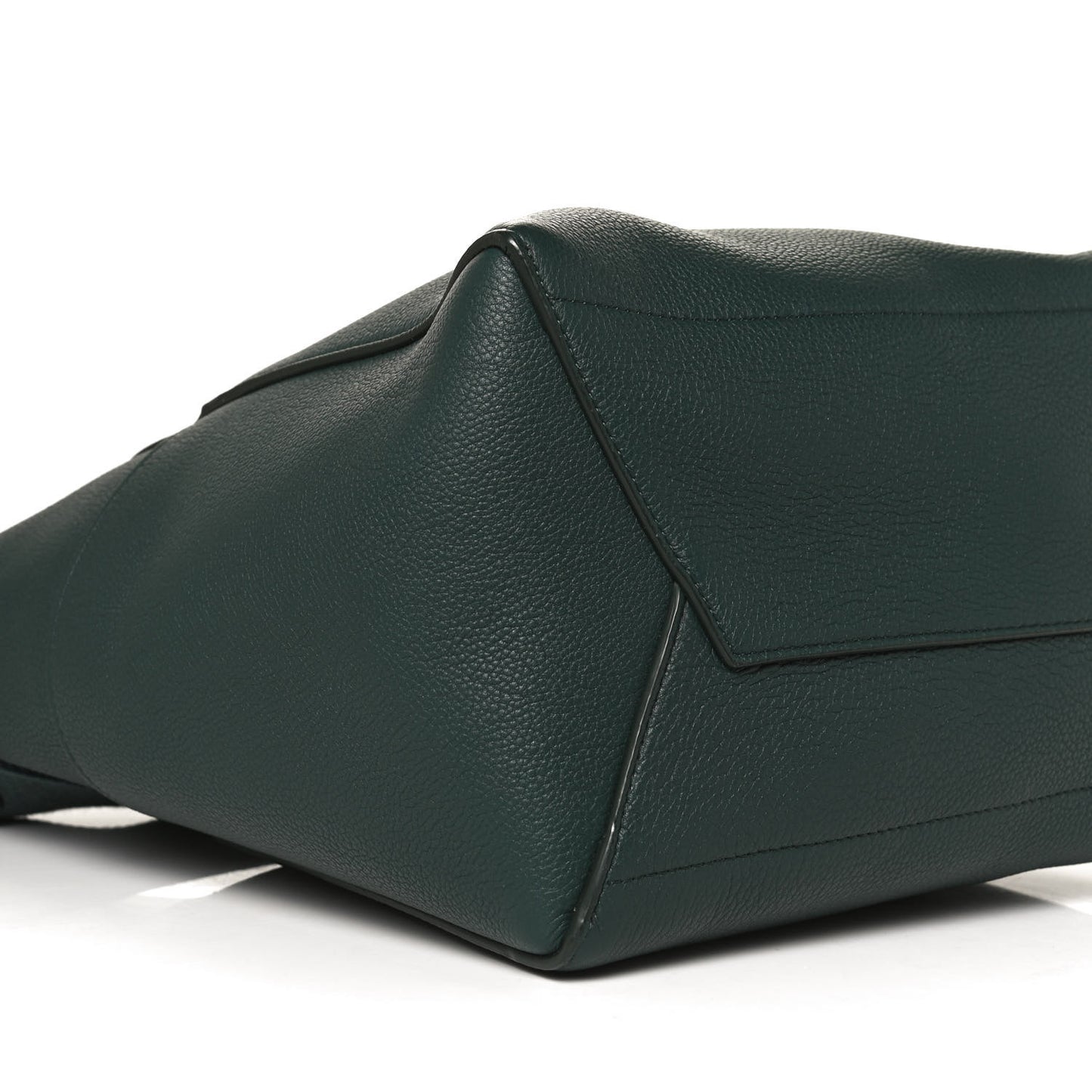 Soft Grained Calfskin Sangle Bucket Bag Amazone