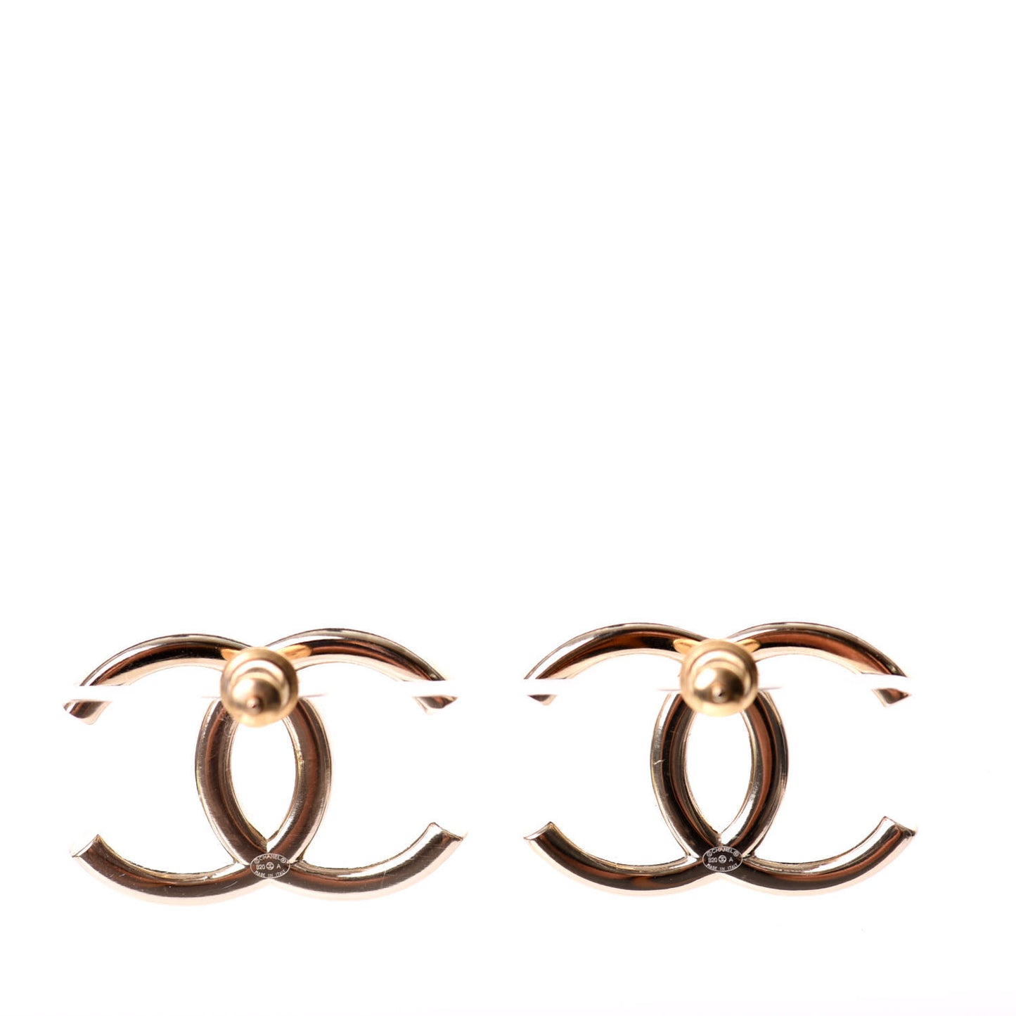 Baguette Crystal High Society CC Earrings Gold