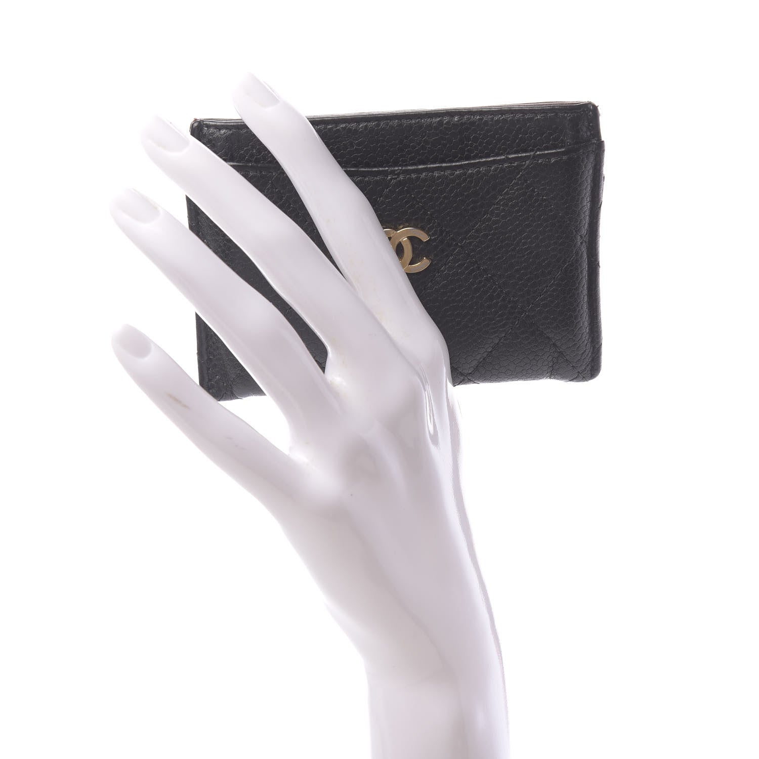 Chanel Caviar Quilted Card Holder Black 2 of 9