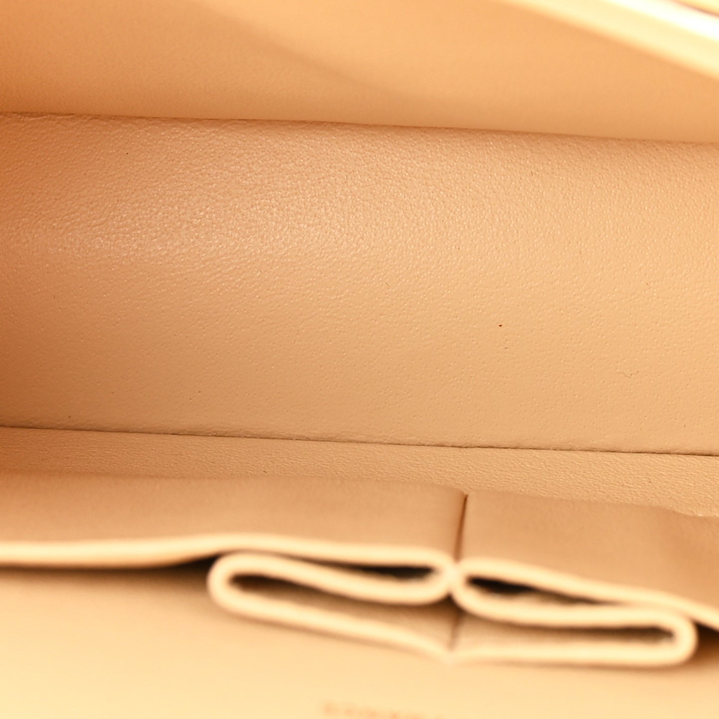Caviar Quilted Medium Double Flap Beige