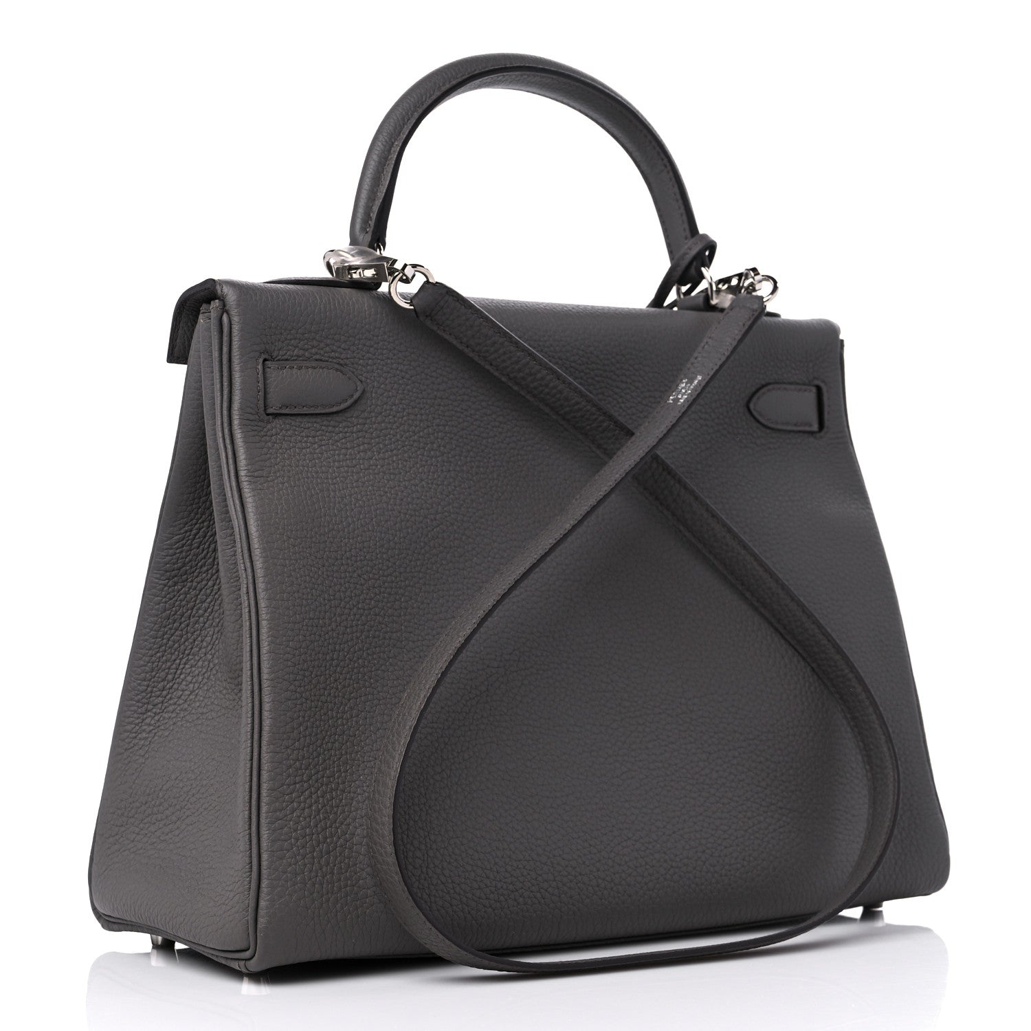 Hermes Togo Kelly Retourne 32 Etain 3 of 12