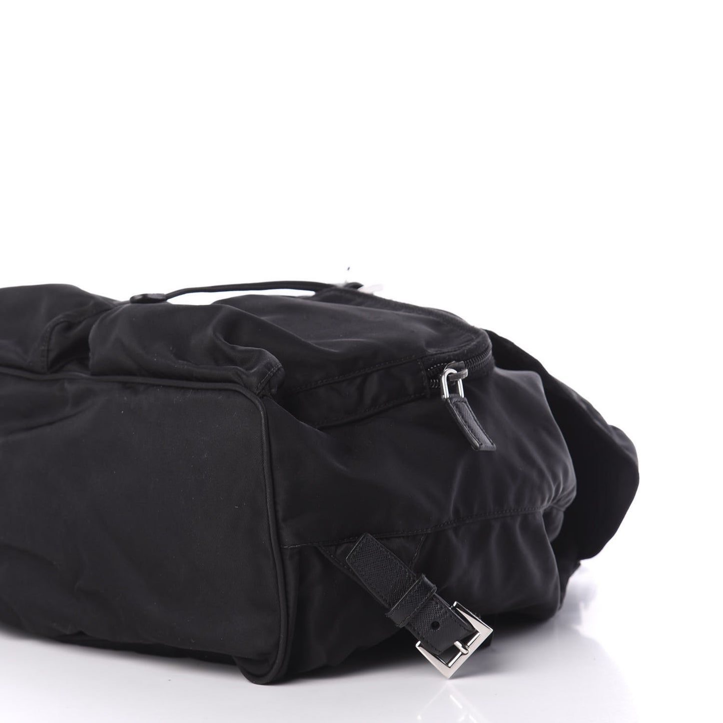 Tessuto Nylon Saffiano Vela Backpack Black
