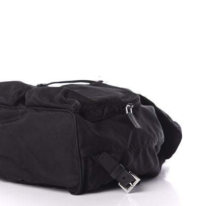 Prada Tessuto Nylon Saffiano Vela Backpack Black 6 of 9