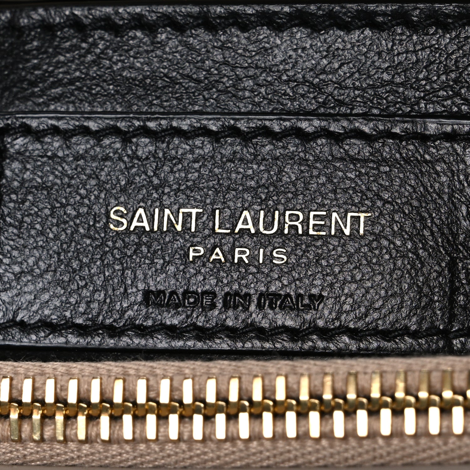 Saint Laurent Calfskin Y Quilted Monogram Small Loulou Chain Satchel Dark Beige 6 of 10