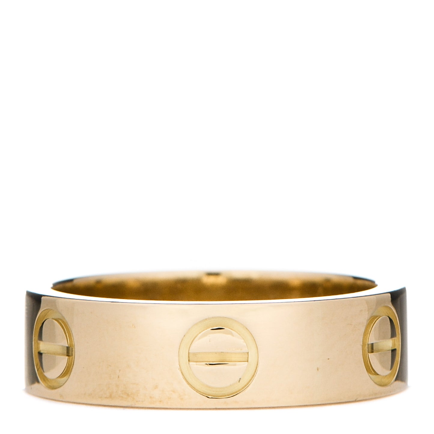 18K Yellow Gold 5.5mm LOVE Ring 53 6.25