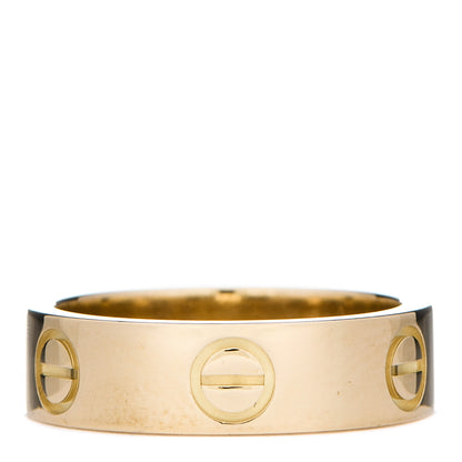 Cartier 18K Yellow Gold 5.5mm LOVE Ring 53 6.25 1 of 7