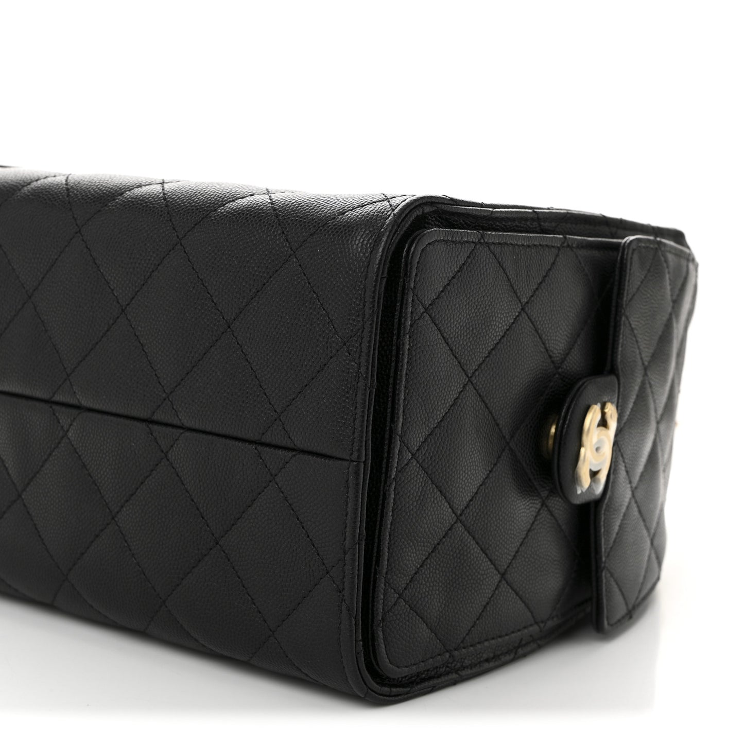 Caviar Quilted Small Chanel 25 Handbag Black